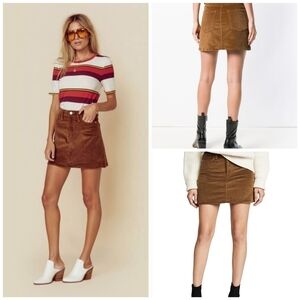 FRAME Corduroy Mini Skirt Size 31